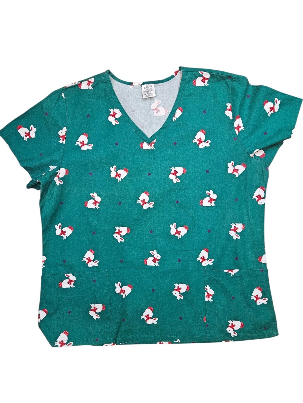 Bunny Scrub Top